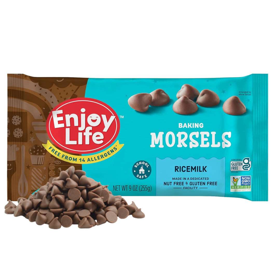 Enjoy Life Ricemilk Baking Morsels, 9 oz Bag