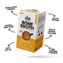 Load image into Gallery viewer, Bone Brewhouse - Chicken Bone Broth Protein Powder - Lemon Ginger Flavor
