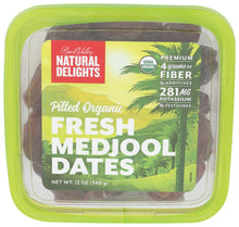 Load image into Gallery viewer, BARD VALLEY Organic Pitted Fresh Medjool Dates, 12 OZ
