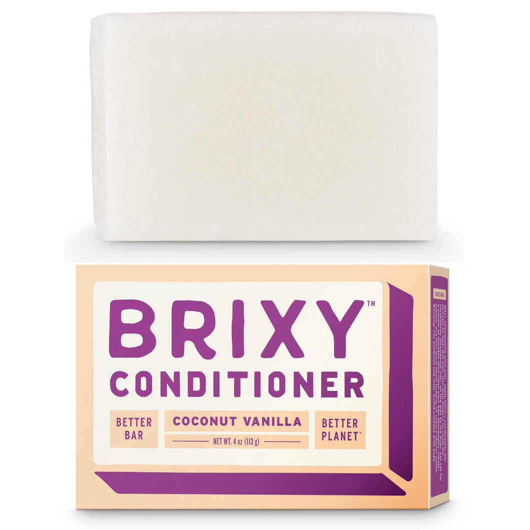 BRIXY Shampoo Conditioner and Body Wash Bar Sustainable, Vegan, Plastic Free