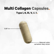 Load image into Gallery viewer, Codeage Multi Collagen Protein Capsules, Type I, II, III, V, X, Grass Fed &amp; Hydrolyzed Collagen Pills Supplement, All in One Collagen, Bone Broth, Amla Berry Source of Vitamin C, Non-GMO

