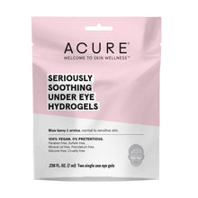 Load image into Gallery viewer, Acure Radically Rejuvenating Under Eye Hydrogel Mask, Provides Anti-Aging Support, &amp; Silk Tree, Purple, Cucumber, 0.236 Fl Oz (Pack of 1)
