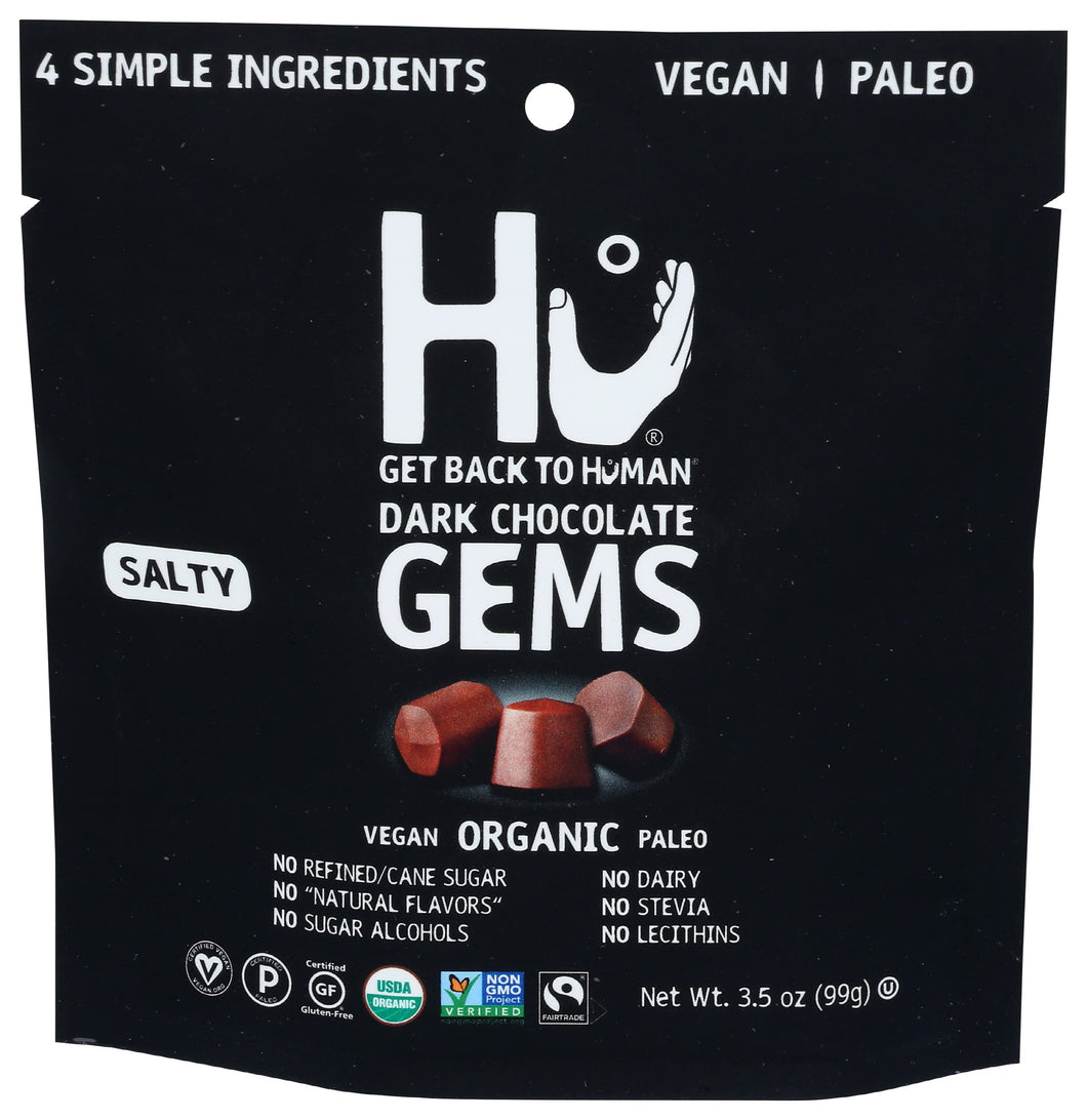 Hu Kitchen Organic Salty Dark Chocolate Gems, 3.5 OZ