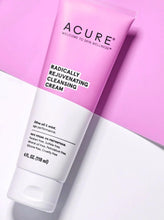 Load image into Gallery viewer, Acure Radically Rejuvenating Cleansing Cream - Foaming Creamy Facial Cleanser - Moisturizing Benefits of Olive Oil, Cocoa Butter and the Soothing Deep Cleanse of Mint - 4 oz
